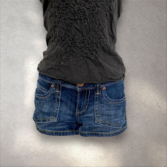 Vtg Y2k Diesel Discoveries Ruched V-Neck Tank Top - Picture 3 of 7